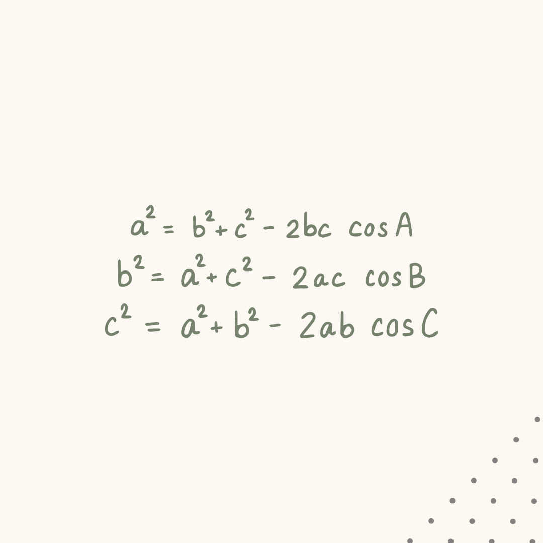 de cosinusregel